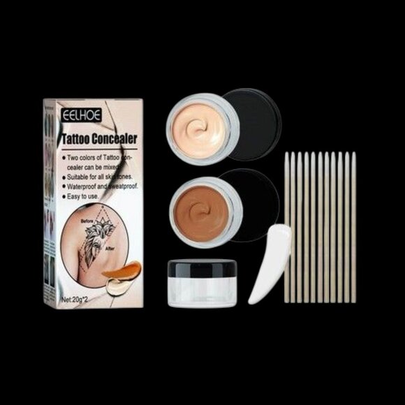NEW!! EELHOE Tattoo Concealer, Scar Cover up Makeup Tattoo Cover Up, Waterproof - Picture 5 of 5